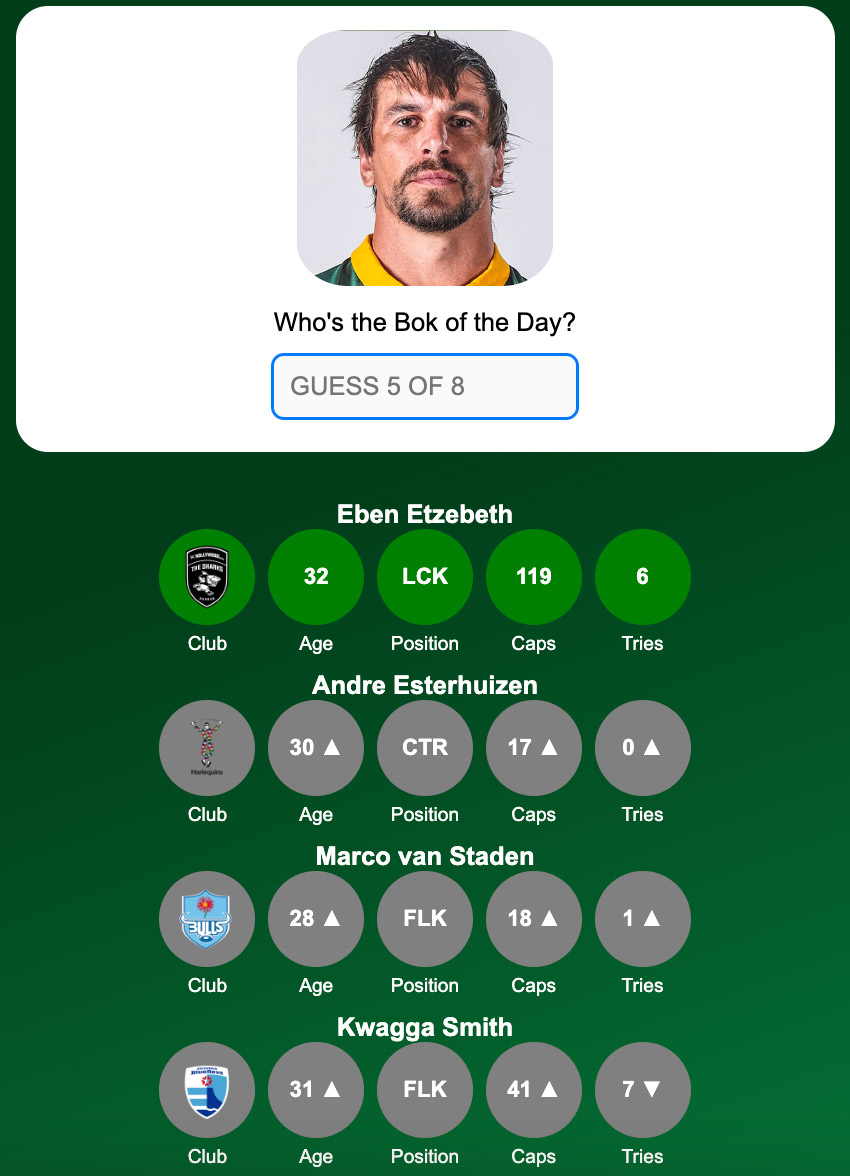 Bok of the Day screenshot.